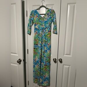 Lilly Pulitzer Gloria Maxi Dress Resort White Sea Soirée NWT Size XS